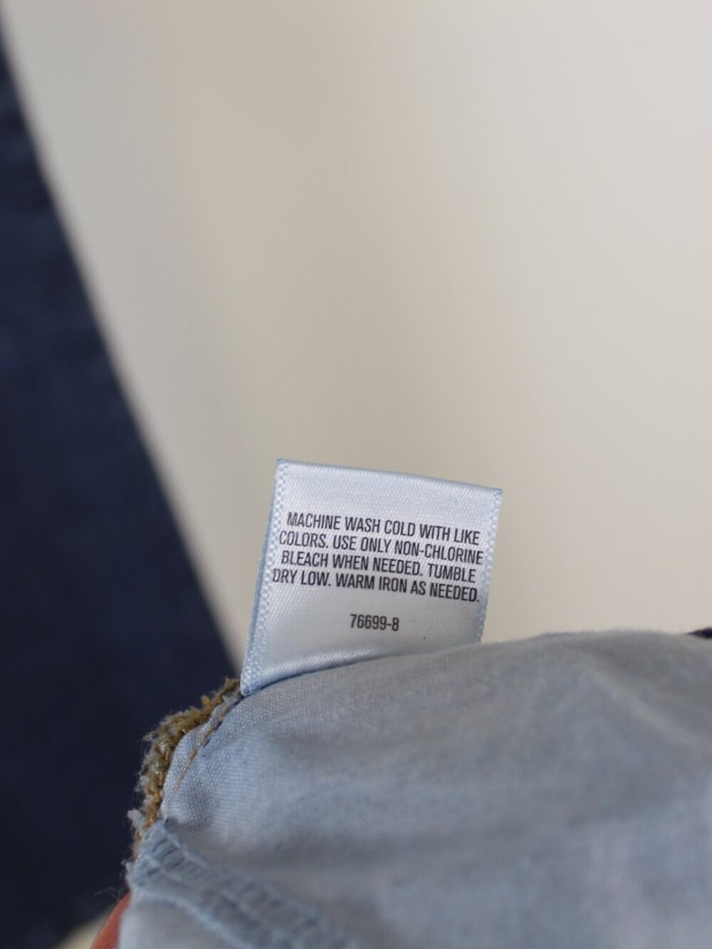 St Johns Bay Capri Jeans Size 12 Mid Rise Stretch Denim Blue Cropped - Picture 8 of 8